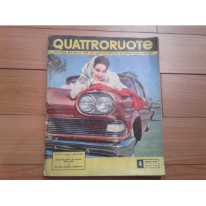 Quattroruote n. 4 Aprile 1958