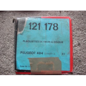 Peugeot 404 pastiglie freni