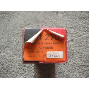 Citroen Gs brake pads