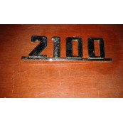 Fiat 2100 rear plate
