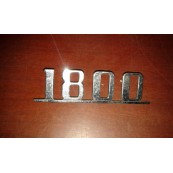 Fiat 1800 rear plate original