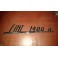 Fiat 1400 A rear plate original