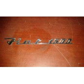 Fiat 1500 Cabrio Osca rear plate original