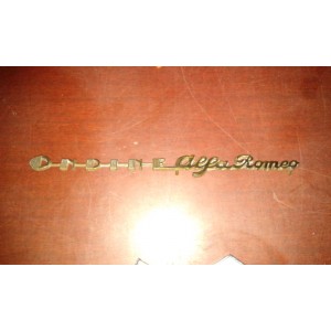 Alfa Romeo Ondine targhetta