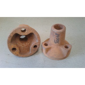 Nuova Fiat 500 pair axle shaft sleeve 3 holes