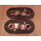 Fiat 1300 1500 sedan pair rear light