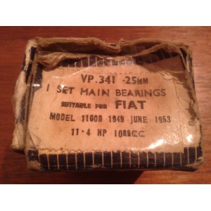 Fiat 1100 B main bearings 0,25