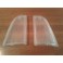 Mini 90 120 plastiche frecce ant bianche Carello