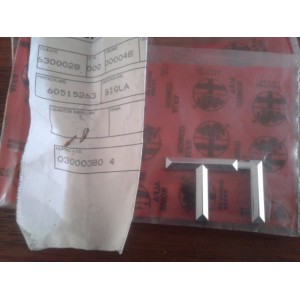 Alfa 33 ti plate original new