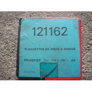 Peugeot 204 pastiglie freni anteriori