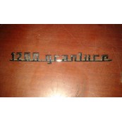 Fiat 1200 granluce rear plate