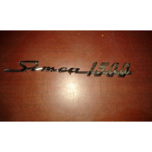 Simca 1500 targhetta