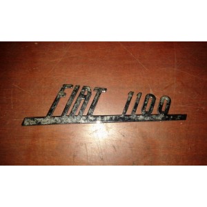 Fiat 1100 103 rear plate