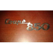 Fiat 850 coupè rear plate