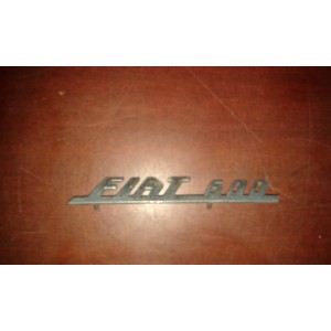 Fiat 600 rear plate alluminum