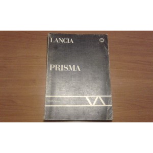 Lancia Prisma mk1 1300 1500 1600 manual original