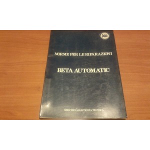 Lancia Beta automatic service manual